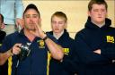 Darrin at the European wrestling championships ... February 17, 2007 ...