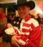 Darrin and his baby girl ... December 2007 ... 