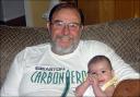Nora and Grandpa Craig ... April 10, 2008 ... California ... USA ... 