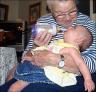 Nora and her great gramma ... April 14, 2008 ... California ... USA ... 
