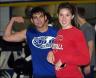 Darrin coaches wrestling ... November 14, 2008 ...