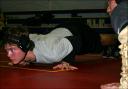 Darrin coaches wrestling ... November 14, 2008 ...