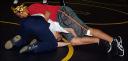 Darrin coaches wrestling ... November 24, 2008 ...