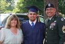 William with his mom and dad ... high school graduation ... June 5, 2009 ...