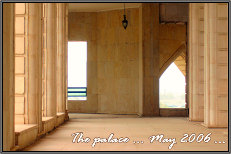 Workin at the palace ... Iraq 2006 ...