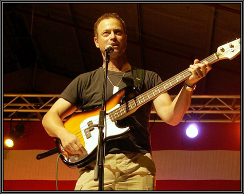 Gary Sinise ... plays bass in the Lt. Dan Band ... co-founder of Operation Iraqi Children ... click HERE to visit the OIC Web site ...    