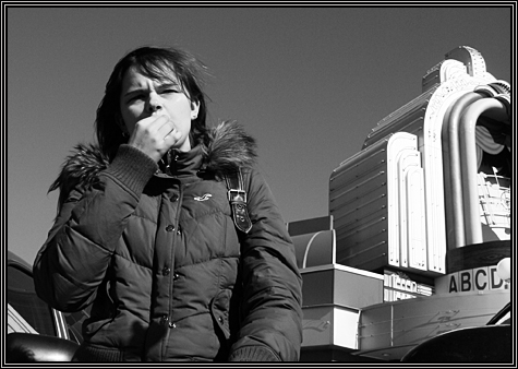 Brittni ... Portillos parking lot ... November 2006 ... 