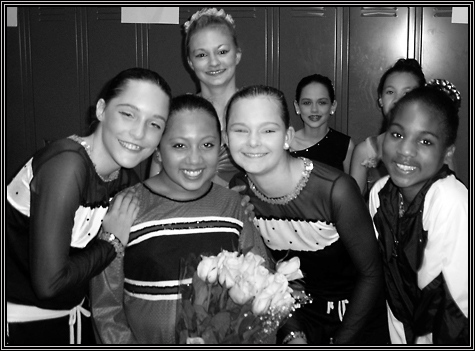 Some members of the dance company ... June 2002 ... 