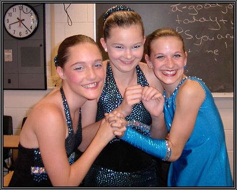 Members of the dance company ... 