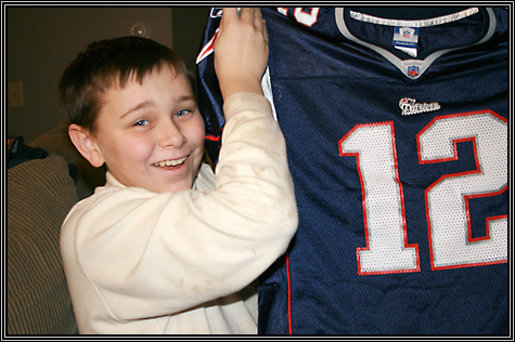 Awww ... my favorite little traitor ... and a big Patriot fan ... Awww ... my favorite little traitor ... and a big Patriot fan ...