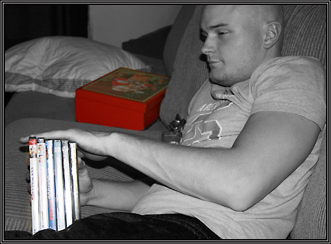 David wanted DVDs and gift cards ... Christmas 2006 ... 