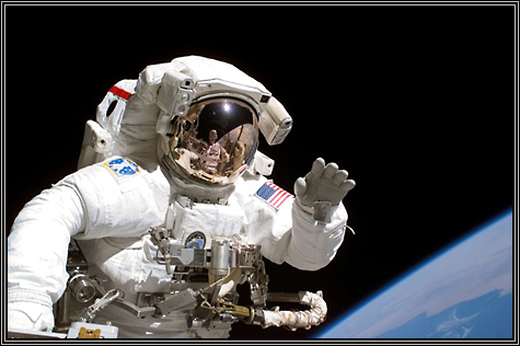 Picture of Atlantis astronaut Joe Tanner taken by Heidemarie Stefanyshyn-Piper on September 14, 2006 ... picture via NASA ... visit their Web site ... Picture of Atlantis astronaut Joe Tanner taken by Heidemarie Stefanyshyn-Piper on September 14, 2006 ... picture via NASA ... visit their Web site ...