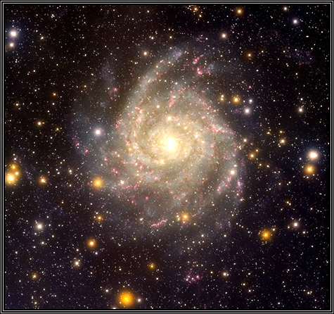 Spiral galaxy IC 342 in the constellation Camelopardalis ... photo taken at Kitt Peak National Observatory in Arizona ... Spiral galaxy IC 342 in the constellation Camelopardalis ... photo taken at Kitt Peak National Observatory in Arizona ...
