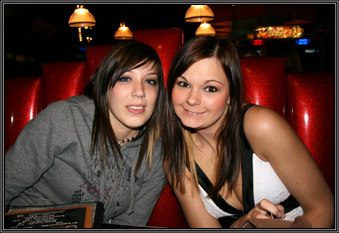 Alyssa and Brittni at Dave & Busters ... June 2, 2007 ... 