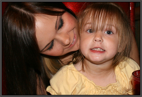 Brittni and her sister Bella ... June 2007 ...