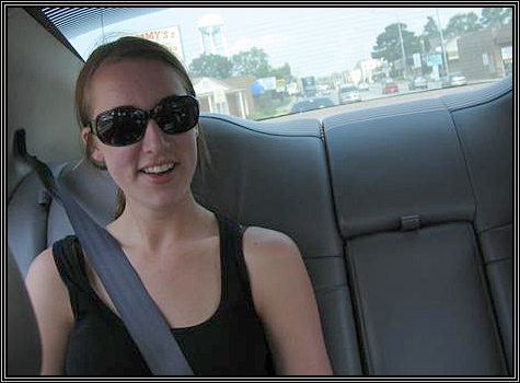 On the way to Six Flags Great America ... July 2007 ...   