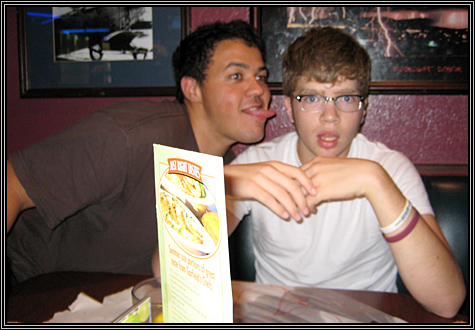 Jake & Germany .. Garibaldi's at the University Mall ... August 2007 ... Jake & Germany .. Garibaldi's at the University Mall ... August 2007 ...