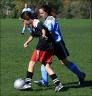October 20, 2007 .. Carissa's AYSO soccer game at Eldridge Park ... the other team tied at the last minute ... score ... 1 - 1 ...