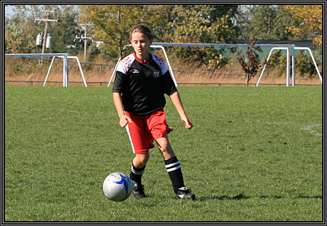 October 2007 ... AYSO soccer game ... Carissa ...  
