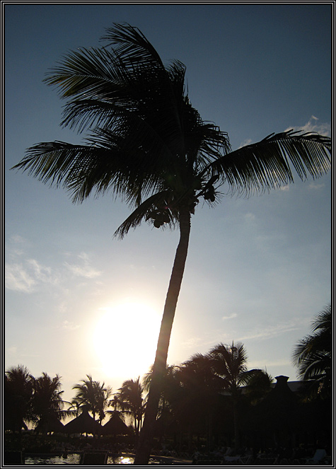 Sunset ... Tuesday ... November 6, 2007 ... Mayan Riviera ... Mayan Palace ... MX ... 