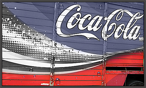 Your average Coke truck in Isla Mujeres ... Photoshopped a bit ... November 9, 2007 ...  