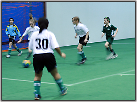 Last indoor soccer game of the 2008 season ... 