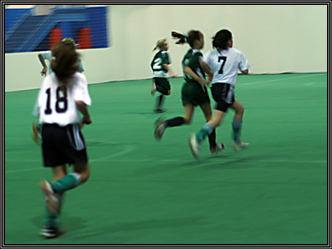 Don't forget ... Alexis is number 7 and Carissa (her sister) took a lot of these pictures ... Last indoor soccer game of 2008 ...