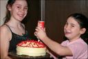 Alexis and her mom baked a cake ... Alexis and Carissa decorated it ... March 9, 2008 ...