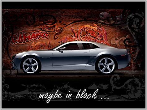 Maybe in black ... Maybe in black ...