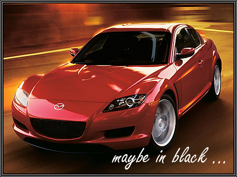 Probably ... you guessed it ... in black ... Probably ... you guessed it ... in black ...