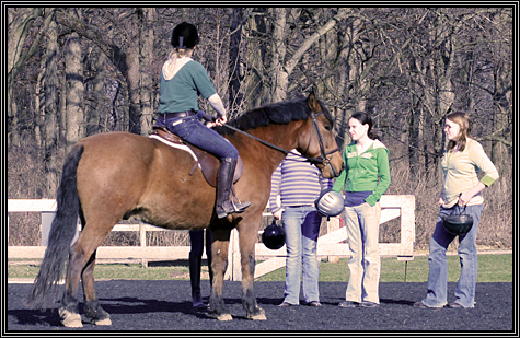 Riding lessons ... April 2008 ... Danada ... 
