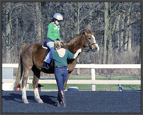 Danada ... riding lessons ... April 2008 ... Carissa ...