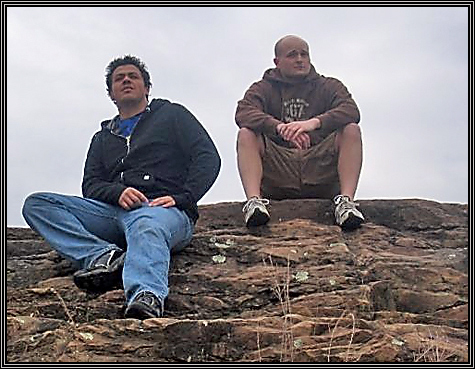 David and Jake ... Spillway ... April 2008 ... 
