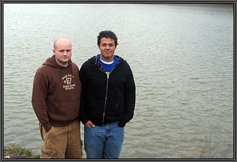 David and Jake ... Spillway ... April 2008 ... 