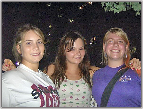Brittni and some friends ... down at Southern ... 2007 ...