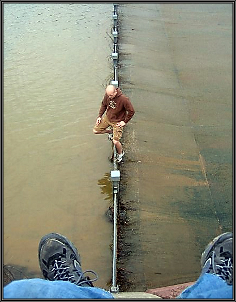 More of David, Jake and Afton at the Spillway ... 