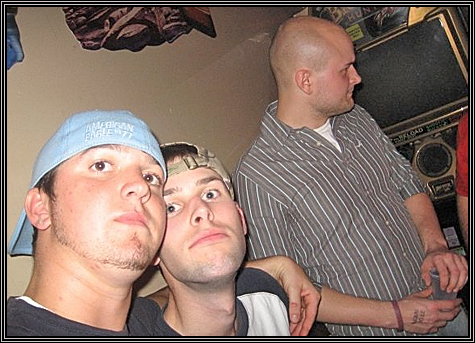 Matt, Doug and David ... April 2008 ... photo taken by Afton ...  