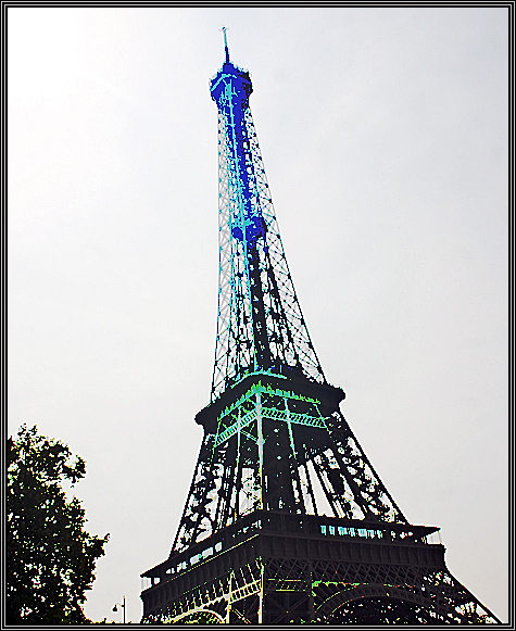 Eiffel Tower ... Paris, France ... April 27, 2007 ... original photo taken by SFC Darrin Domko ...