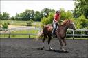 Carissa ... horseback riding lesson number eleven ... June 22, 2008 ...