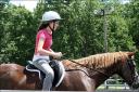 June 22, 2008 ... Carissa riding Prinz ... 