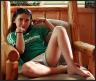 Alexis ... resting at the cabin ... 