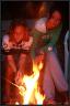 S'mores around the camp fire ... Natalie and Carissa ... Camp Nawakwa ... 2008 ...