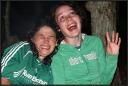 S'mores around the camp fire ... Alexis and Carissa ... Camp Nawakwa ... 2008 ...
