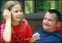 Emma and her daddy ... July  2008 ... Camp Nawakwa ... 