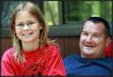 Emma and her daddy ... July  2008 ... Camp Nawakwa ... 