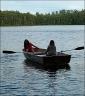 Camp Nawakwa ... Alexis and Natalie ... on the lake below our cabin ... July 2008 ...