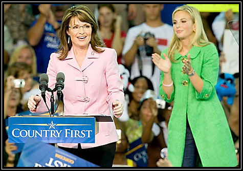 The talk-show host Elisabeth Hasselbeck, right, appeared with Gov. Sarah Palin on Sunday at a rally in Kissimmee, Fla ...New York Times ... October 26,2008 ... The talk-show host Elisabeth Hasselbeck, right, appeared with Gov. Sarah Palin on Sunday at a rally in Kissimmee, Fla ...New York Times ... October 26,2008 ...