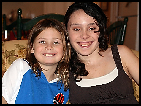 Emma and Carissa ... Thanksgiving 2008 ... Emma and Carissa ... Thanksgiving 2008 ...