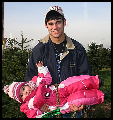 Have I shared this ... one of my favorite quick Photoshop projects ... combined the best of two photos into one ... December 2008 ... William and Nora ...   