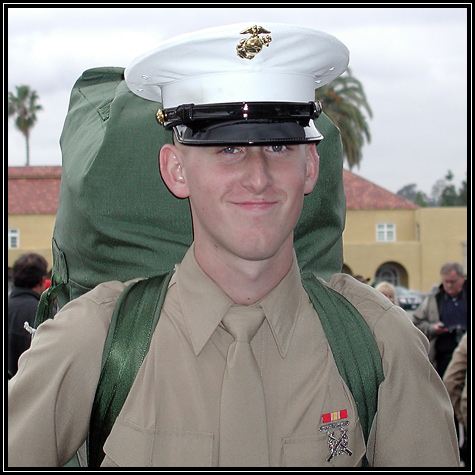 Michael ... Marine Reserves ... graduation ... January 23, 2009 ... California ...  